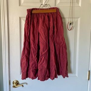 Linen skirt